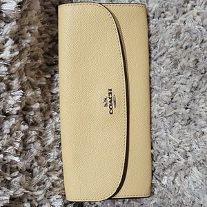 *SOLD* Coach POP SLIM ENVELOPE IN BRAMBLE LEATHER